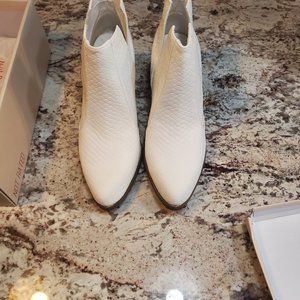 Women's (Not Rated) Tarim white ankle boots